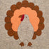 Hand Felted Wool Thanksgiving Turkey Table Runner - 16x44" - ARCADIA HOME